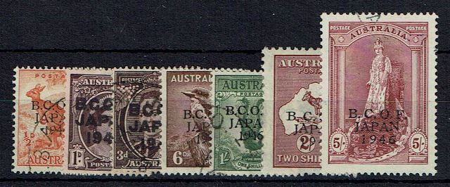 Image of Australia-B.C.O.F SG J1/7 FU British Commonwealth Stamp